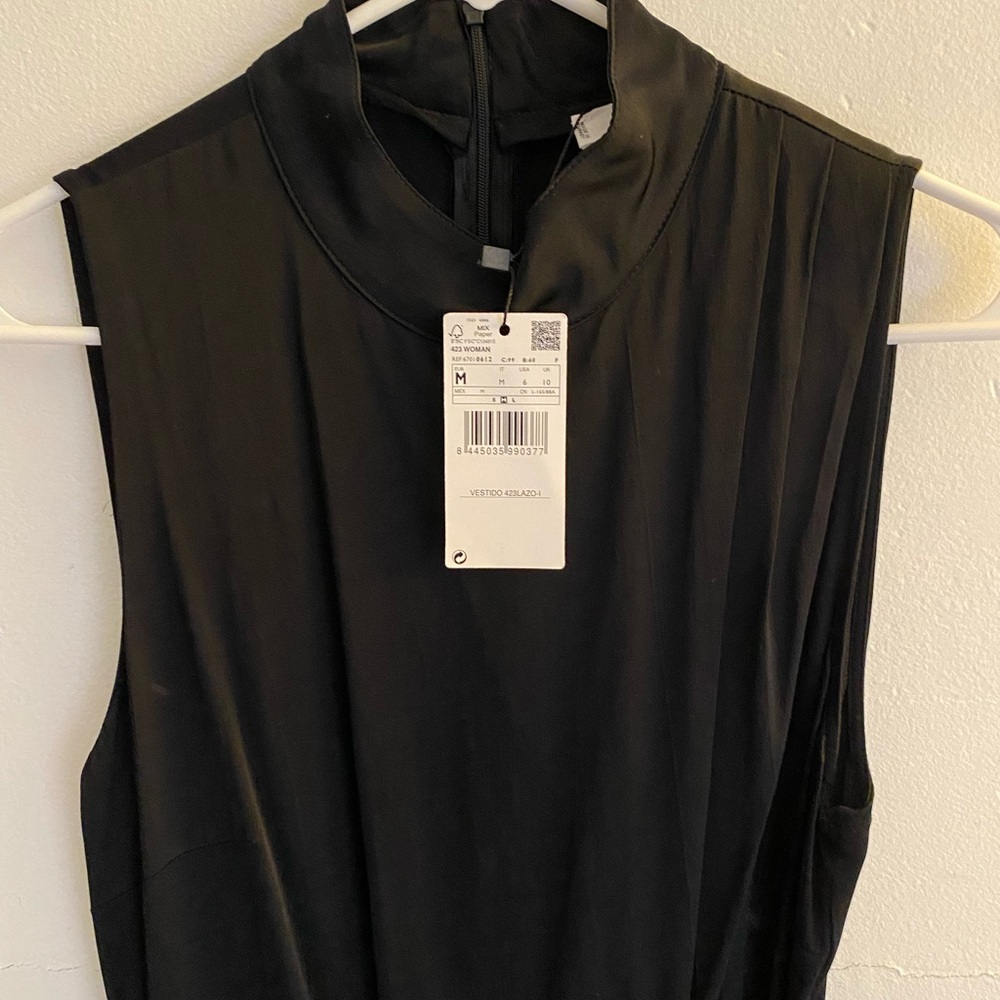 Mango Elegant Black Sleeveless Dress
